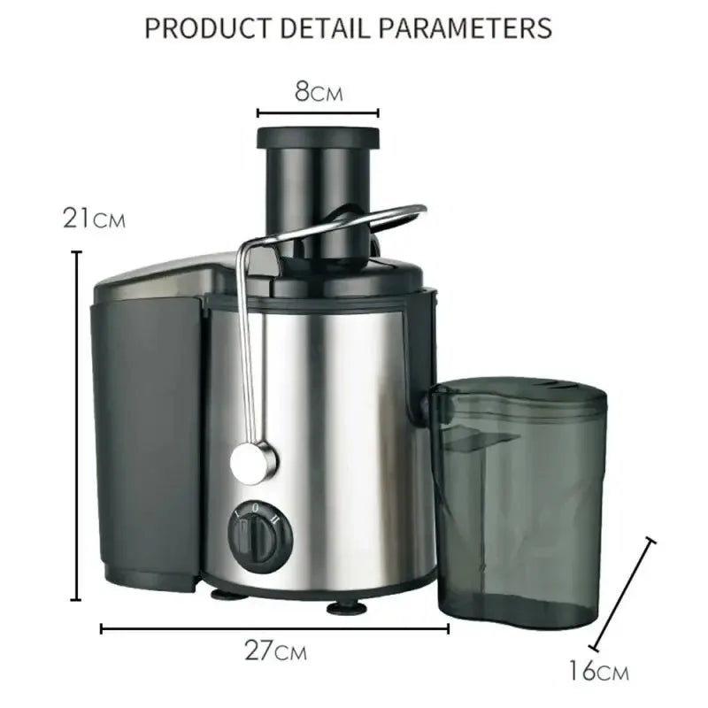 ShakelyPro 800W TurboCentrifuge Juicer