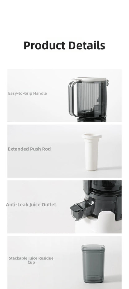ShakelyPro WideChute SlowPress Juicer