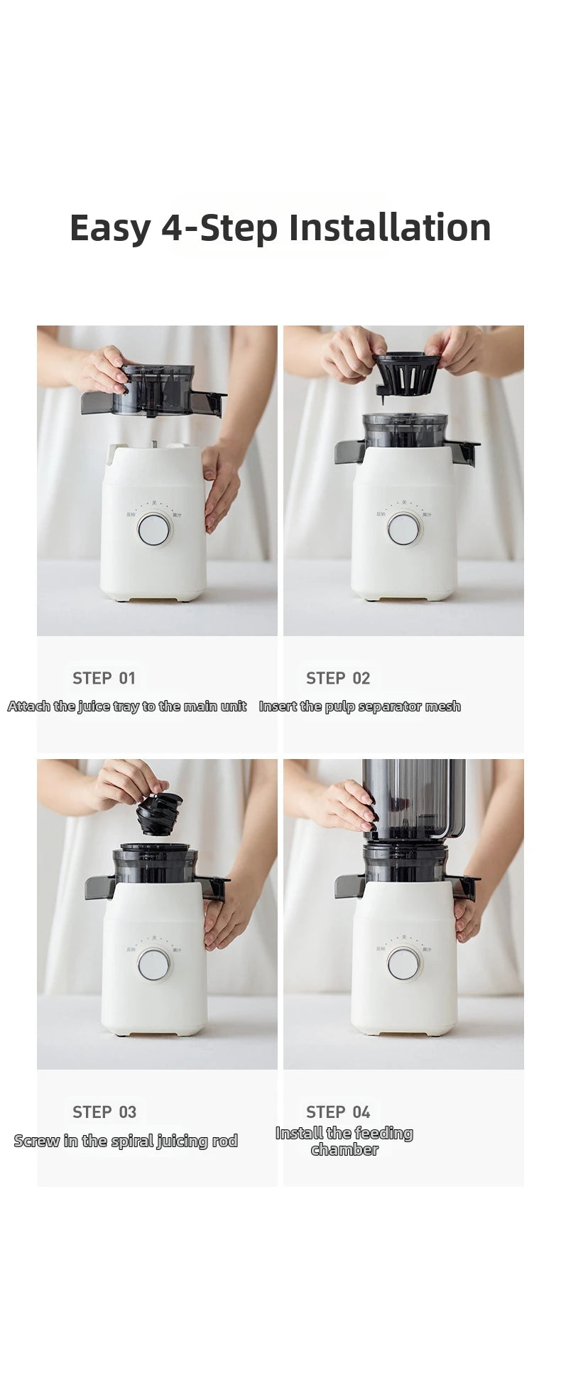 ShakelyPro WideChute SlowPress Juicer
