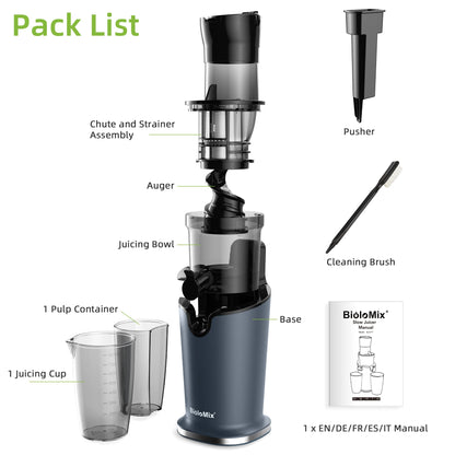 ShakelyPro ColdPress 200W Slow Juicer