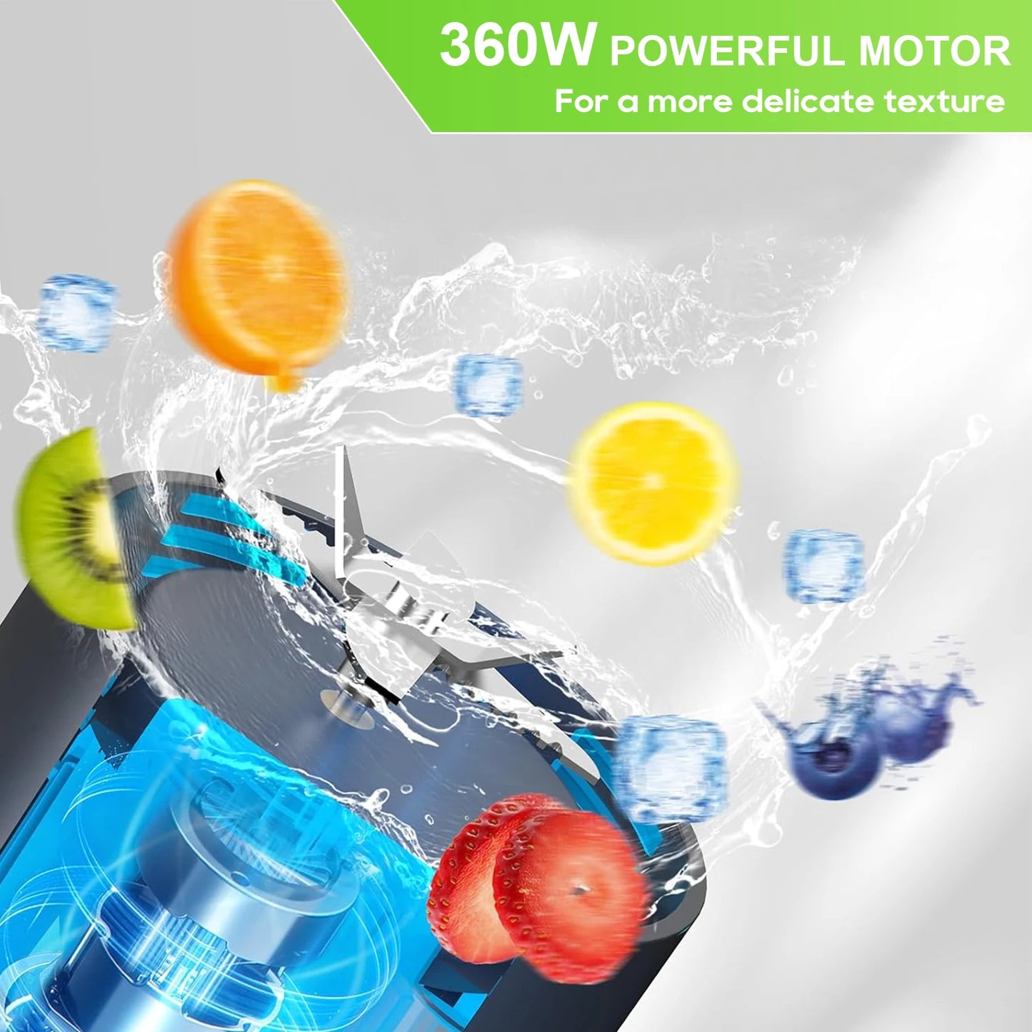 ShakelyPro 700ML PowerBlend Portable Mixer